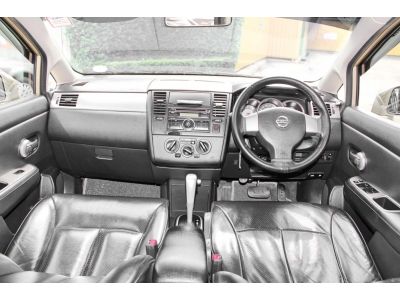 nissan tiida 1.8 g 5 ประตู hatchback auto ปี2008 รุ่นท๊อป abs airbagคู่ สีน้ำตาล รูปที่ 9