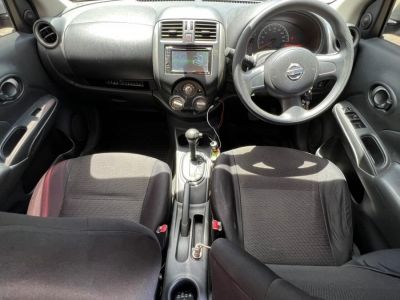 NISSAN ALMERA 1.2E ปี2013 สีบอนเงิน เกียร์ออโต้ เครื่องเบนซิน รูปที่ 9