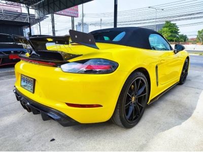 2019 PORSCHE BOXSTER 718 PDK 2.0 Turbo สีขาว WRAP เหลือง รูปที่ 10