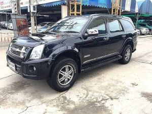 ISUZU MU7 CHOIZ 3.0 4x4 TOP AUTO 2013 สีดำ ขายรถบ้านมือเดียวไม่มีชนสวยกริบ ฟรีดาวน์