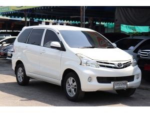 ขายรถบ้านมือเดียวไม่มีชนสวยกริบเจ็ดที่นั่ง TOYOTA AVANZA 1.5 G AUTO 2012 สีขาวเติมE20