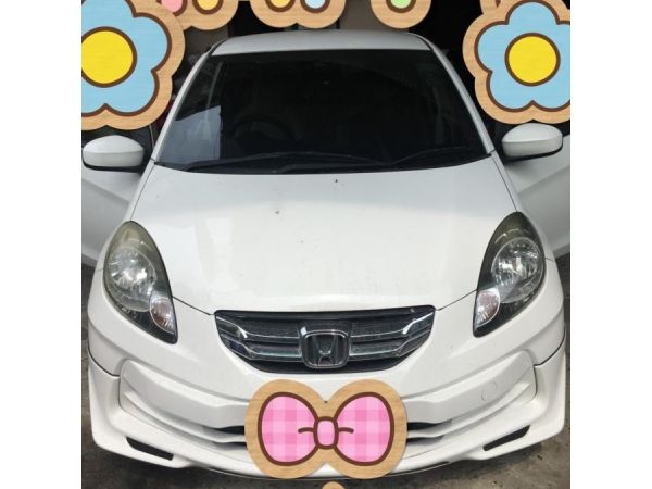 HONDA BRIO AMAZE , 1.2 V ปี2013 เบาะหนัง ซื้อสดลดได้อีก