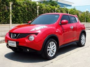 NISSAN JUKE 1.6 V XTRONIC CVT ปี 2014 สีแดงBurning red(นิยมสุด) สภาพนางฟ้า รูปที่ 0