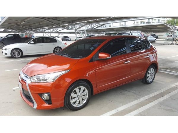 ขายถูก‼️TOYOTA Yaris 1.2G 2014 ส้ม