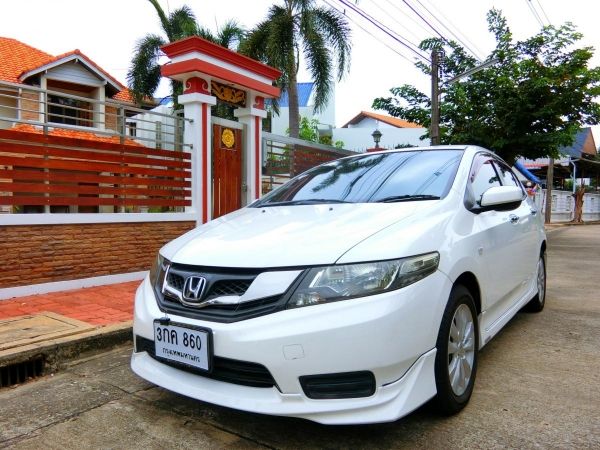 HONDA CITY 1.5 V AS iVTEC ปี 2013 รุ่นพิเศษ modulo edition จากโรงงานมือเดีีียวออกห้างป้ายแดงไม่เคยติดแก๊สวิ่ง9หมื่นแท้เข้าศูนย์ตลอดค่ะ รูปที่ 0