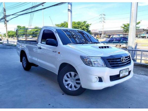 TOYOTA HILUX VIGO CHAMP 2.5 J ตอนเดียว เกียร์ธรรมดา ปี2014 มือเดียวป้ายแดง ไมล์แสนต้น ไม่มีชน ยางใหม่YOKOHAMAปี2019 คอกกระบะสำเร็จรูปพร้อมใช้ค่ะ รูปที่ 0