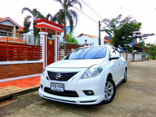 NISSAN ALMERA 1.2 VL SPORT VERSION ปี2014 สีขาว รถมือเดียวจากป้ายแดง สภาพสวยพร้อมใช้ค่ะ รูปที่ 0