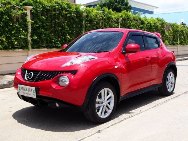 NISSAN JUKE 1.6 V XTRONIC CVT ปี 2014 สีแดงBurning red(นิยมสุด) สภาพนางฟ้า รูปที่ 0