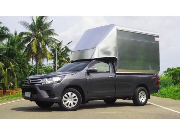 TOYOTA REVO SINGLE CAB 2.8 J PLUS ปี 2017 สีเทาดำ