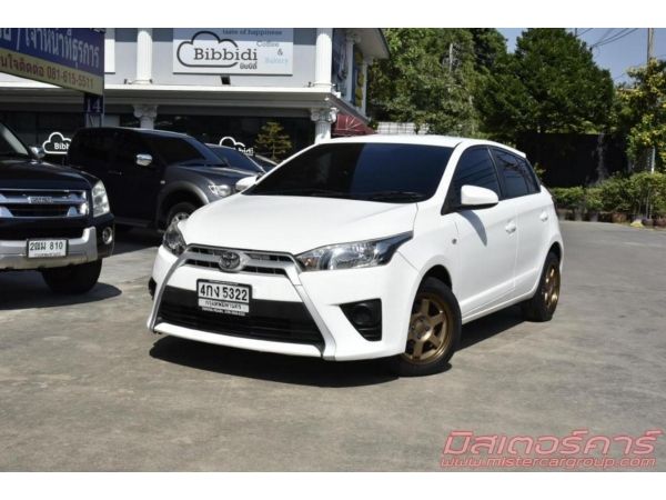 รถมือเดียว *จัดไฟแนนซ์ได้เต็ม *ฟรีดาวน์ *แถมประกันภัย 2015 TOYOTA YARIS 1.2 J