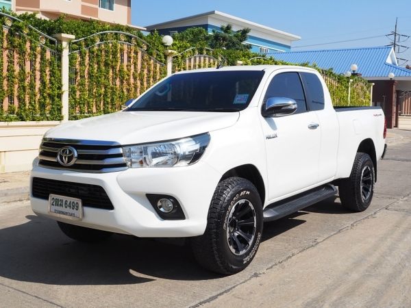 TOYOTA HILUX REVO SMART CAB 2.4 J PLUS PRERUNNER ปี 2017 เกียร์MANUAL สภาพป้ายแดง รถกระบะ กระบะ โตโยต้า รีโว่ รถ สภาพดี รถยนต์