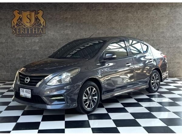 NISSAN ALMERA 1.2 E SPORTECH AT MINORCHANGE ปี 2019 สีเทาดำ