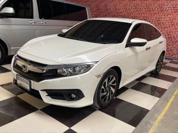 2017 Honda CIVIC 1.8 EL i-VTEC (ตัวท็อป 1.8)สีขาวมุก