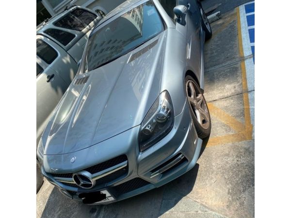 SLK200 สีฟ้าเทา มือเดียว วิ่งน้อย ประกันชั้น1