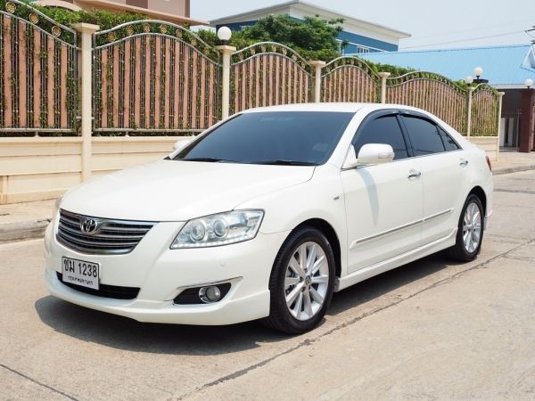 TOYOTA CAMRY 2.4 V (NAVI) ปี 2008 สีขาวมุก