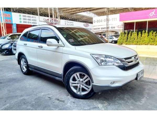 HONDA CRV 2.0 EL NAVI 2WD รุ่นท็อปปี2011สีขาว ไมล์แท้ 7หมื่นกิโล รถสวยมือเดียวป้ายแดง เข้าศูนย์ตลอด รถครอบครัวพร้อมใช้งาน