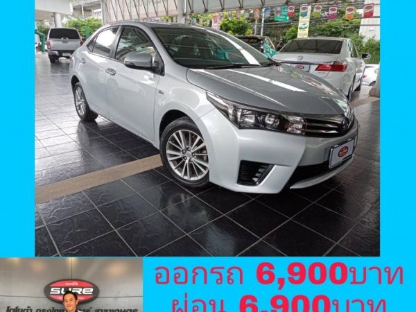 Altis 1.6G ปี 2015 สวยๆไม่ติดแก็ส ผ่อน6,900  ออกรถ 6,900