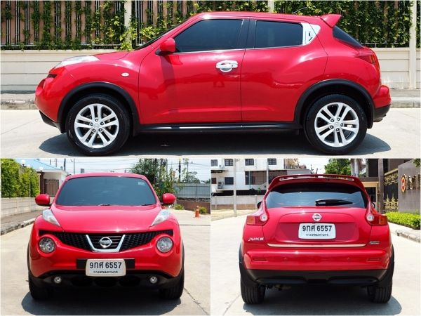 NISSAN JUKE 1.6 V XTRONIC CVT ปี 2014 สีแดงBurning red(นิยมสุด) สภาพนางฟ้า