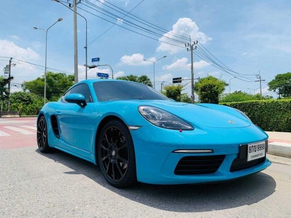 Porsche Cayman 718 Miami Blue 2017