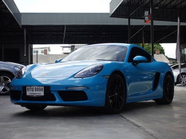 Porsche Cayman 718 Miami Blue 2017