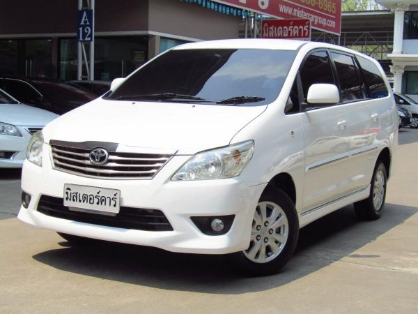 ปี2012 TOYOTA INNOVA 2.0 G จัดไฟแนนซ์ได้เต็ม อนุมัติเร็ว ผ่านง่าย