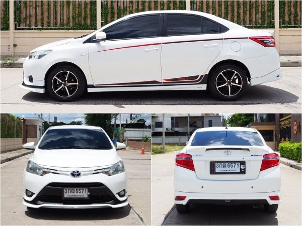 TOYOTA NEW VIOS 1.5 TRD Sportivo ปี 2014 เกียร์AUTO สีSuper White สภาพนางฟ้า รูปที่ 0