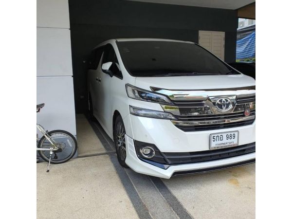 TOYOTA VELLFIRE 2.5 A/T 2016 WHITE 5กอ-989 ไมล์ 82,000 กิโลเมตร รถผู้บริหาร 2,190,000 บาท รูปที่ 0