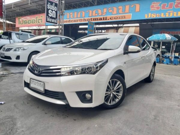 TOYOTA ALTIS 1.8 V NAVI ปี2014 สีขาว รุ่น top สุดไม่เคยติดแก๊ส รูปที่ 0