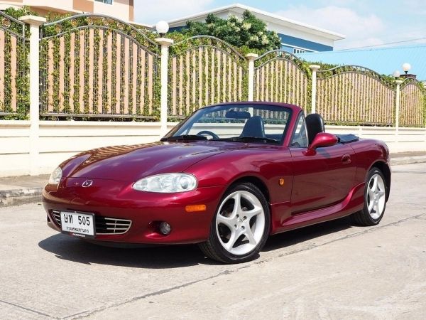 MAZDA MX-5 1.8 ปี 2004 เกียร์AUTO สีแดงทับทิมเดิม(หายาก)