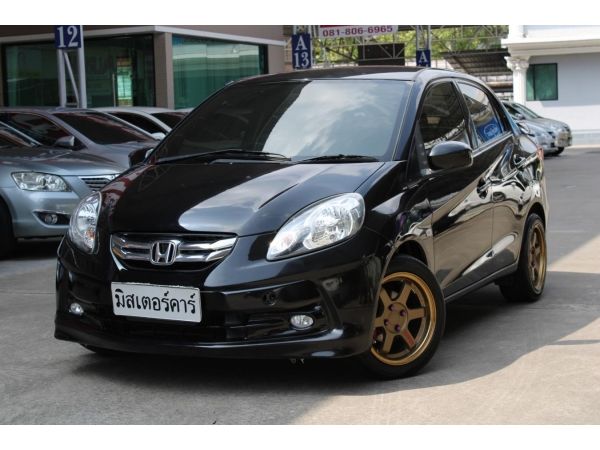 2013 HONDA BRIO AMAZE 1.2 V *ใช้เงิน 5 พันออกรถ แถมประกันภัย อนุมัติเร็ว ผ่านง่าย