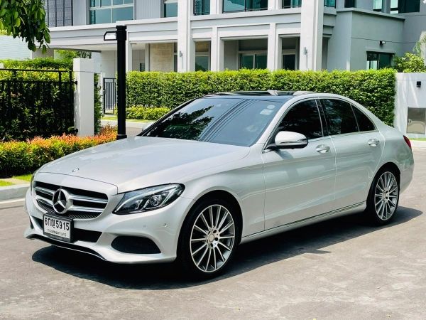 Mercedes BENZ C350e AMG W205 ปี16 จด17 สีเทา