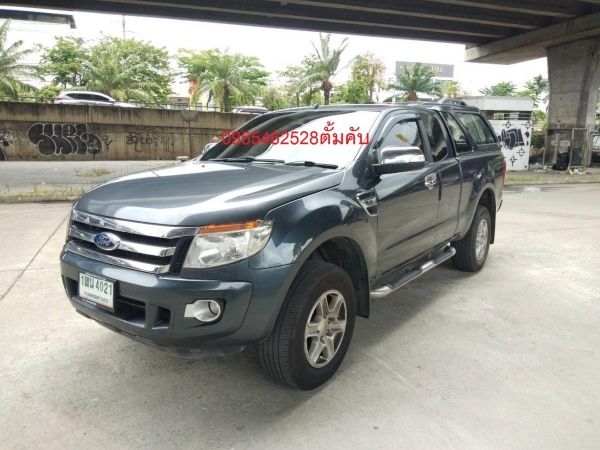 2015FORD RANGER 2.2 XLT OPENCAB สีเทา เกียร์ธรรมดา มือเดียว ปี2015แท้