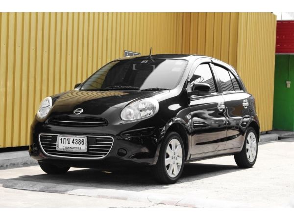 Nissan March 1.2 VL ตัวท๊อป ปี2012 สีดำ วิ่งน้อย