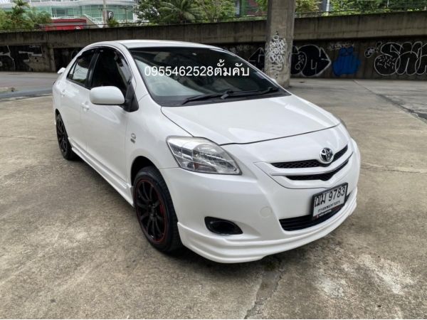 2009 TOYOTA VIOS 1.5 J สีขาว รถสวย น่าใช้ ไมล์น้อย ติดแก๊ส