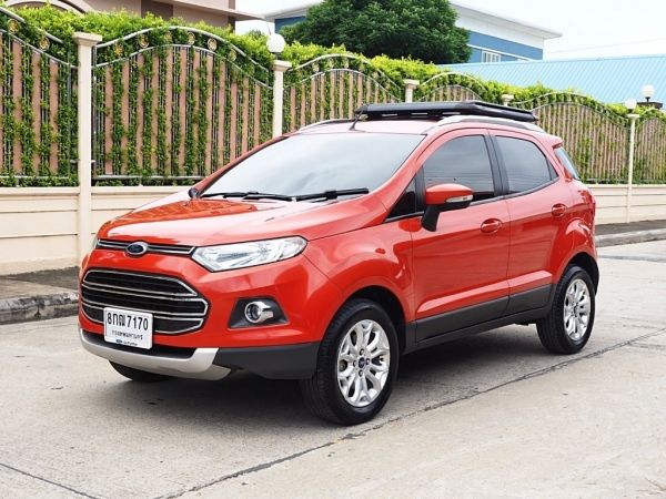 FORD ECOSPORT 1.5 TITANIUM ปี 2014 เกียร์AUTO สีส้มMars Red(สีเปิดตัว) สภาพนางฟ้า รูปที่ 0