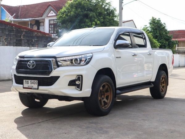 โตโยต้าชัวร์ ฟรีดาวน์ รถบ้าน Revo D-cab 2.4 E Pre Plus A/T ปี18รถสวยสภาพดี ออกรถ0บาท