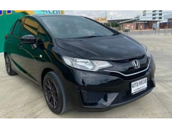 HONDA​ JAZZ​ 1.5​ V​ A/T สีดำ ปี​2015​ รูปที่ 0