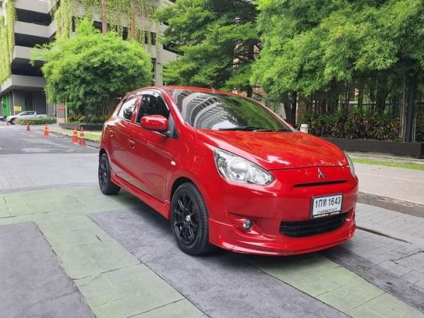 Mitsubishi Mirage 1.2GLS สีแดง A/T ปี2013