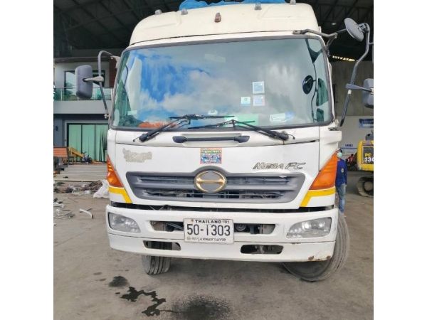 HINO MEGA FL - 245 แรงม้า ปี 51 สิบล้อดั๊มพ์ กระบะดั๊มพ์เหล็กคอกสูงเกษตร 16 ตัน