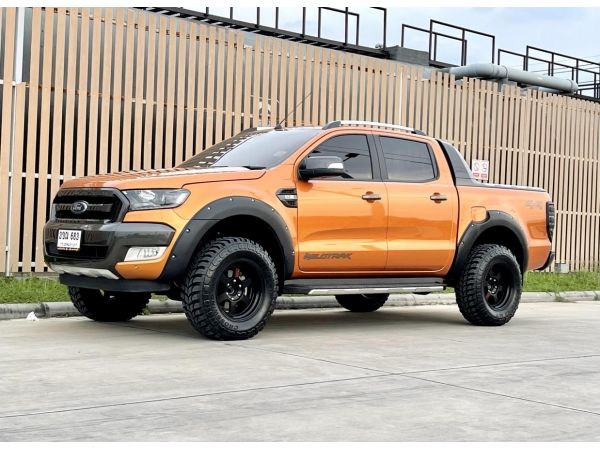 2018 FORD WILDTRAK 3.2T 6AUTO 4WD 40,000km สีไม่เคยทำ ล้อ Volh ยางใหม่ รูปที่ 0