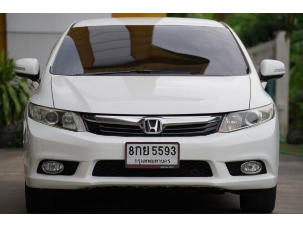 2012 HONDA CIVIC 1.8 E NAVI A/T สีขาว