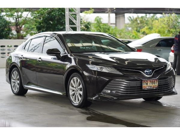 2019 TOYOTA CAMRY 2.5 HV PREMIUM  A/T สีน้ำตาล