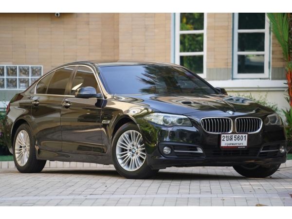 2015 BMW 520 I A/T สีดำ รูปที่ 0