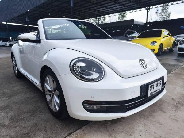 2014 Vollswagen New Beetle Cabriolet 1.4 Turbo สีขาว รูปที่ 0