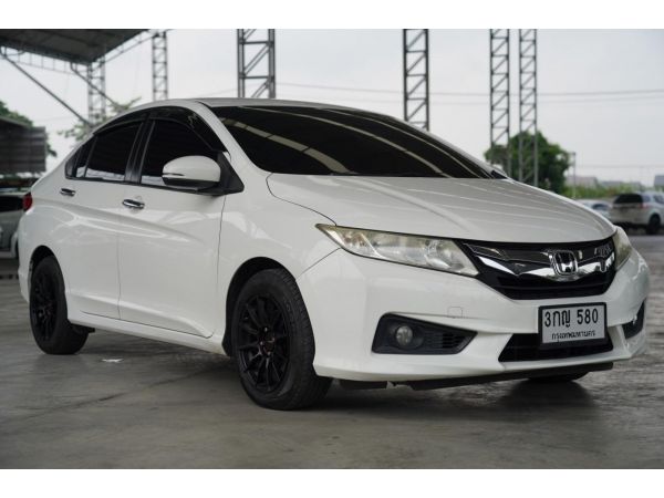 2014 honda city 1.5 sv สีขาว