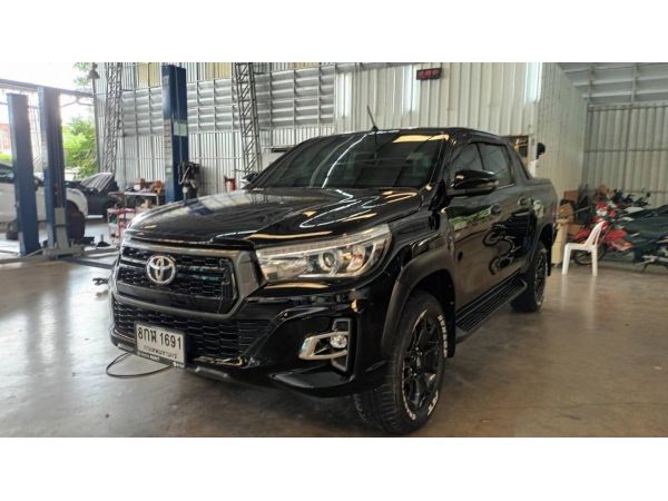 2019 TOYOTA HILUX REVO 2.8 DOUBLE CAB PRERUNNER G ROCCO  A/T สีดำ รูปที่ 0