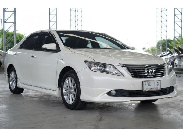 2013 TOYOTA CAMRY 2.0 G EXTREMO  A/T สีขาว รูปที่ 0