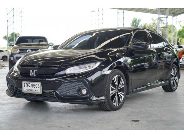 2017 HONDA CIVIC 1.5 TURBO HATCHBACK  A/T  สีดำ