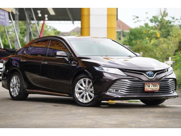 2019 TOYOTA CAMRY 2.5 HV PREMIUM  A/T สีน้ำตาล