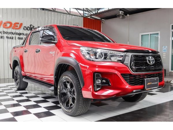 ฟรีทุกค่าดำเนินการ✨ออกง่าย✨อนุมัติไว TOYOTA HILUX REVO D-CAB PRERUNNER 2.8 G ROCCO EDITION (NAVI) 2018